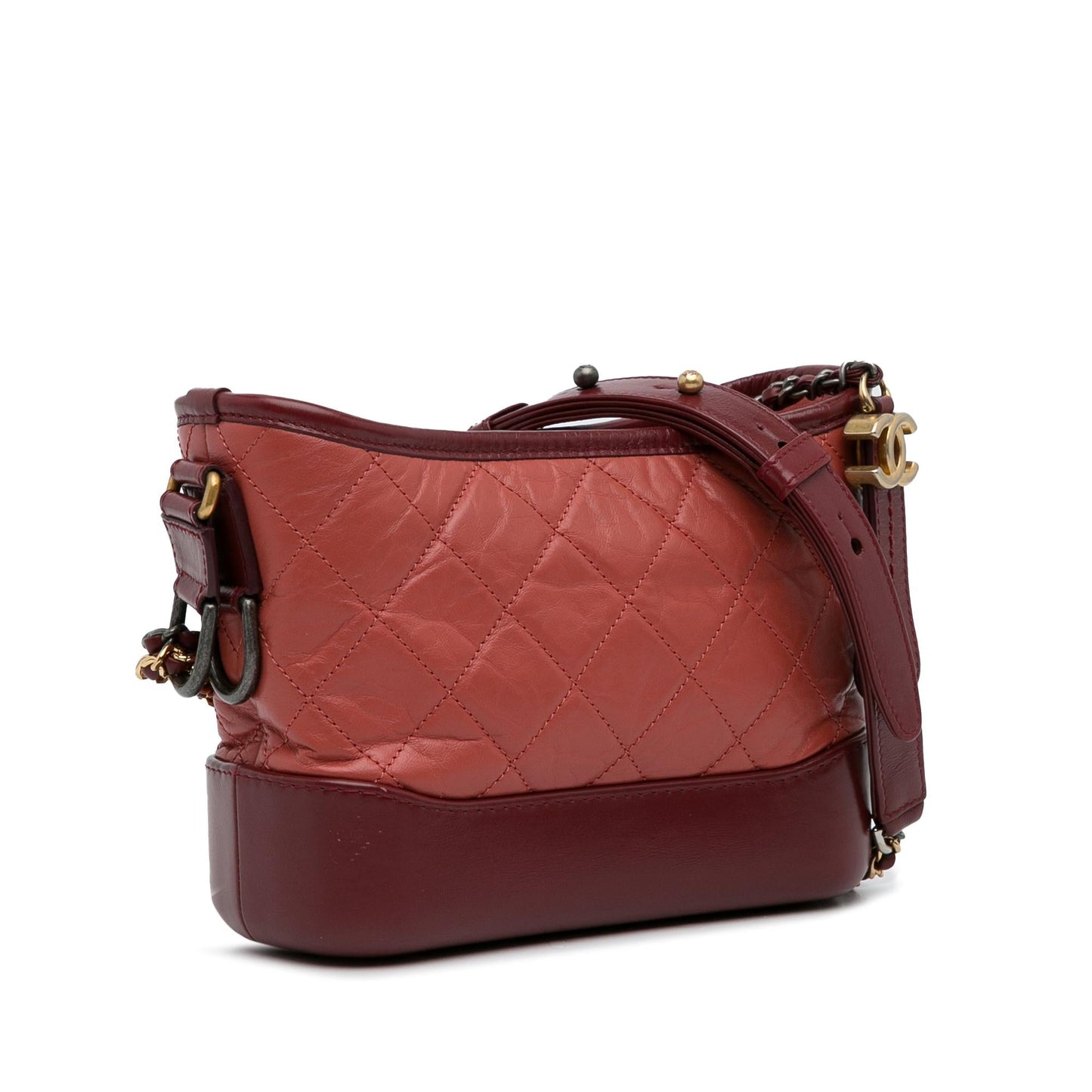 Chanel Gabrielle Lambskin Red Crossbody