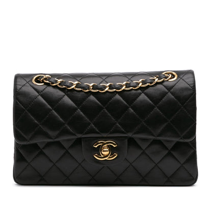 Chanel Gabrielle Lambskin Black Shoulder Bag Style 76