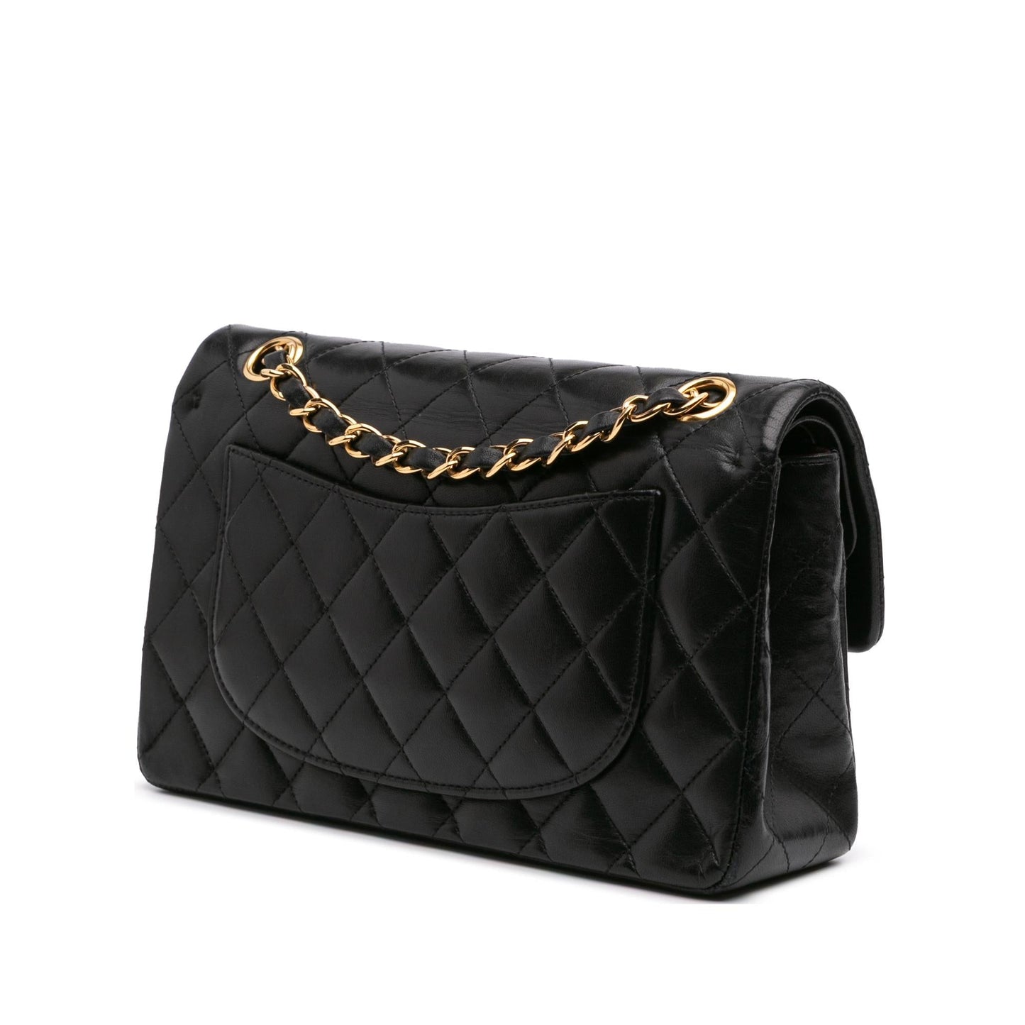 Chanel Gabrielle Lambskin Black Shoulder Bag Style 76