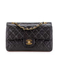 Chanel Gabrielle Lambskin Black Shoulder Bag Style 58