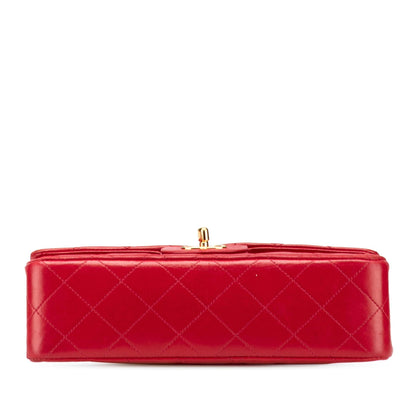 Chanel Gabrielle Lambskin Red Shoulder Bag Style 13