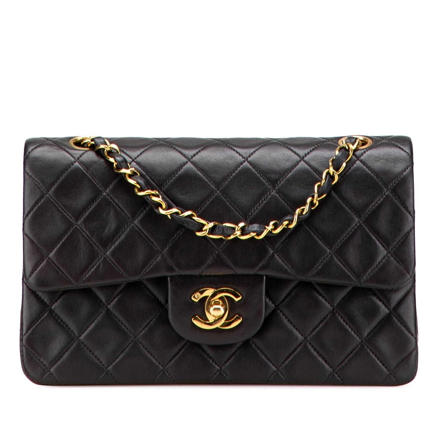Chanel Gabrielle Lambskin Black Shoulder Bag Style 47