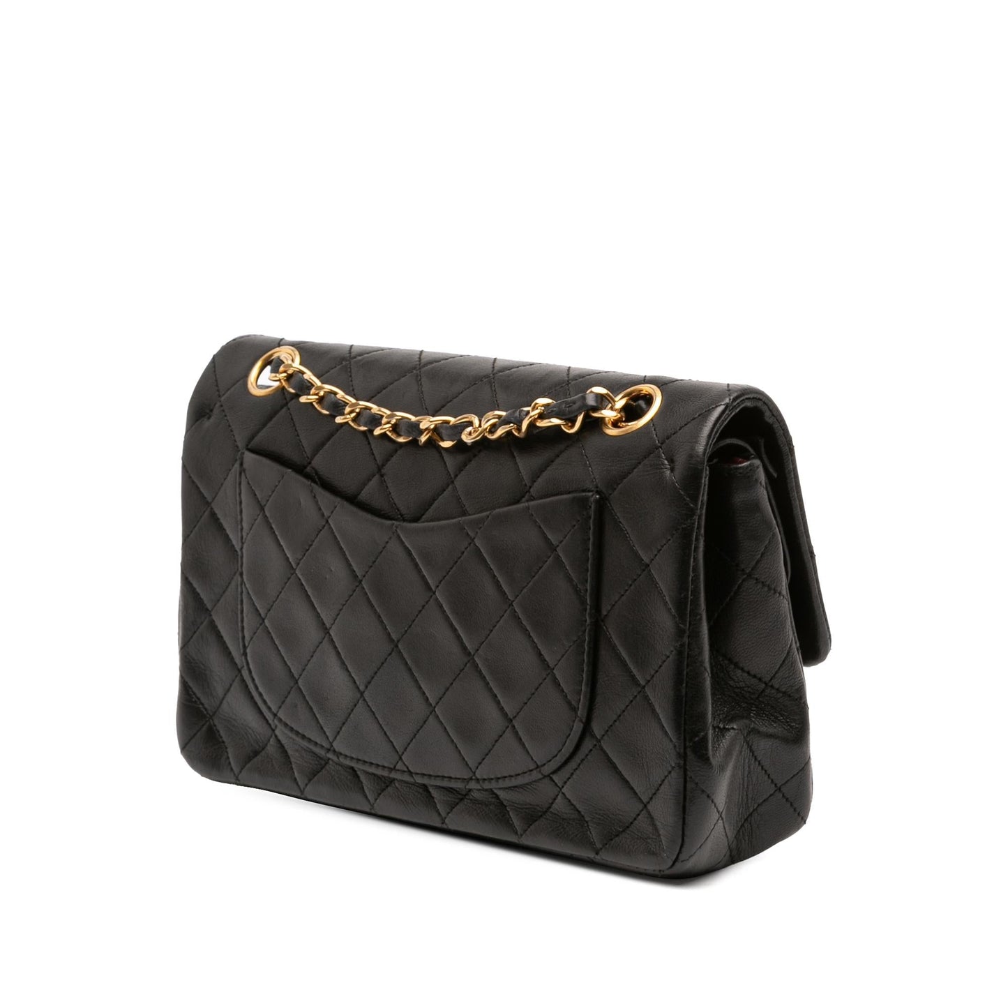 Chanel Gabrielle Lambskin Black Shoulder Bag Style 23