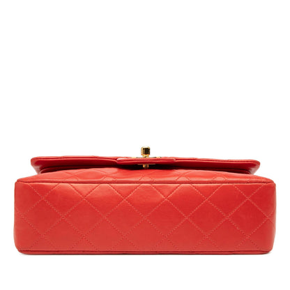 Chanel Gabrielle Lambskin Red Shoulder Bag