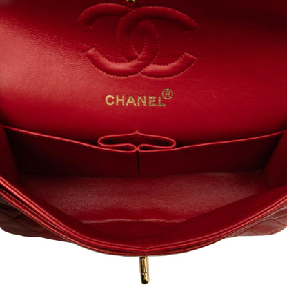 Chanel Gabrielle Lambskin Red Shoulder Bag