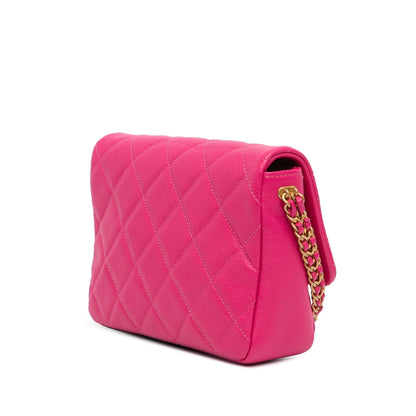 Chanel Gabrielle Caviar Pink Shoulder Bag Style 2