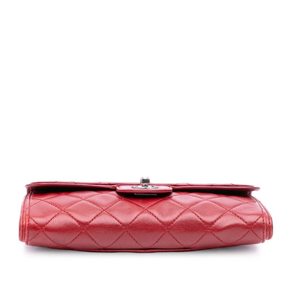 Chanel Gabrielle Lambskin Red Shoulder Bag Style 14