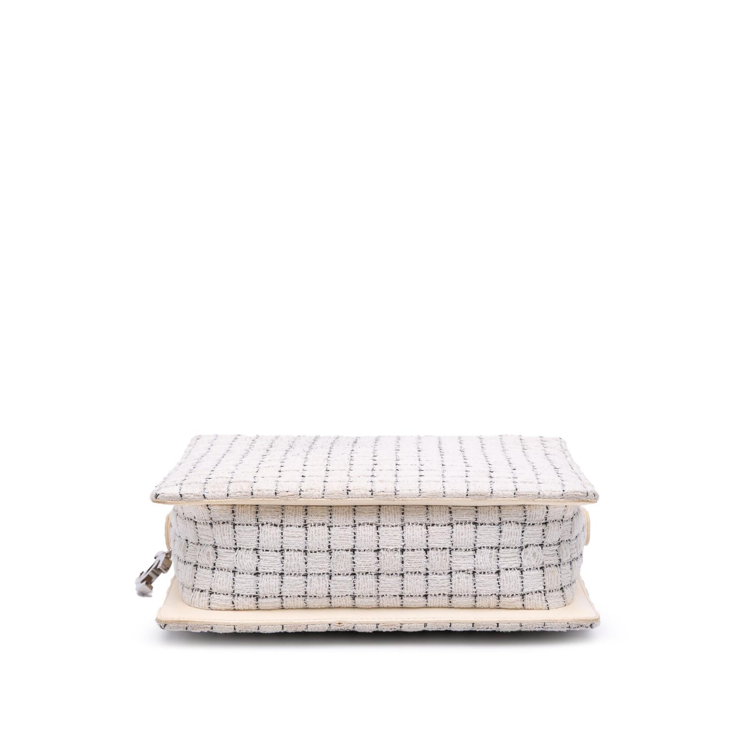 Chanel Small Tweed And Resin Zipped Shopping Bag