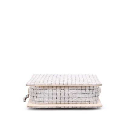 Chanel Small Tweed And Resin Zipped Shopping Bag
