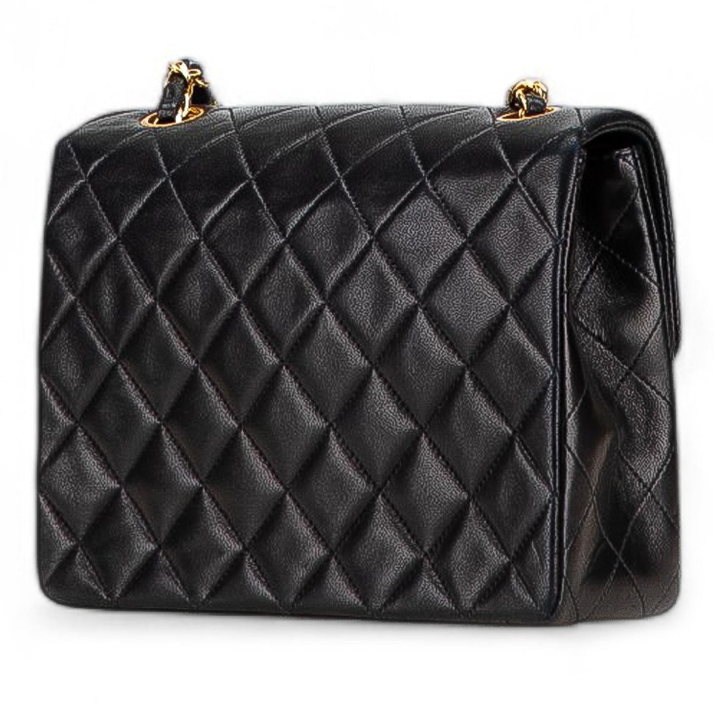 Chanel Gabrielle Lambskin Black Shoulder Bag Style 44