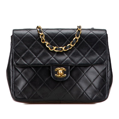 Chanel Square Quilted Lambskin Single Flap