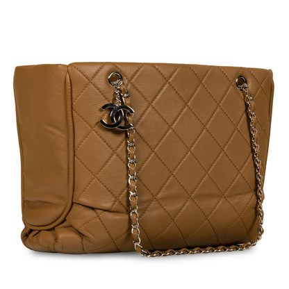 Chanel Timeless Lambskin Silver Tote Bag Lambskin