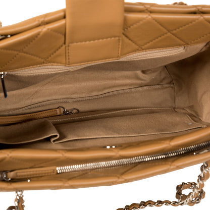 Chanel Timeless Lambskin Silver Tote Bag Lambskin
