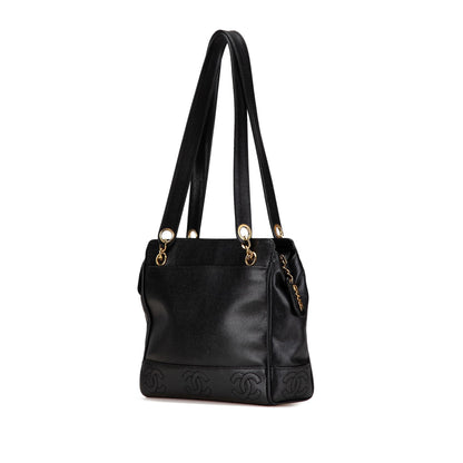Chanel Gabrielle Caviar Black Shoulder Bag Style 11