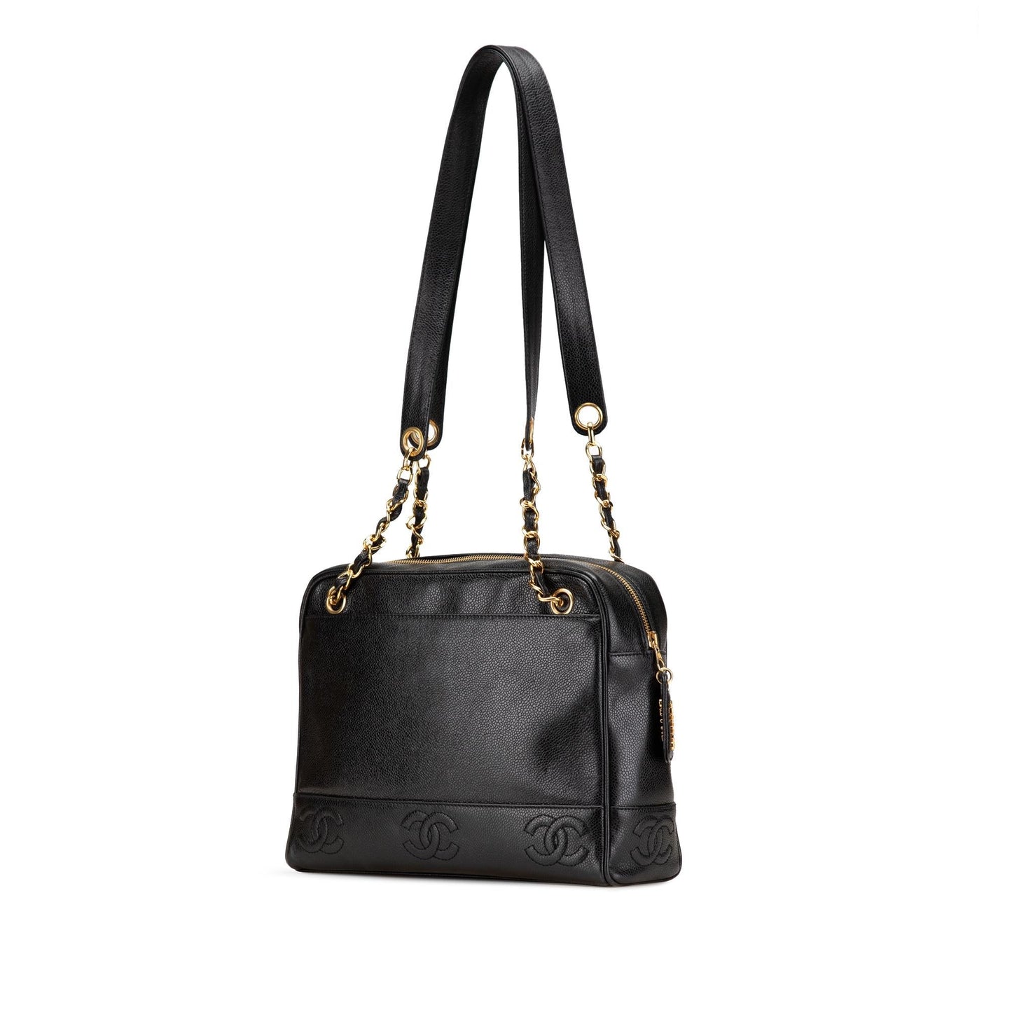 Chanel Triple Cc Caviar Shoulder Bag