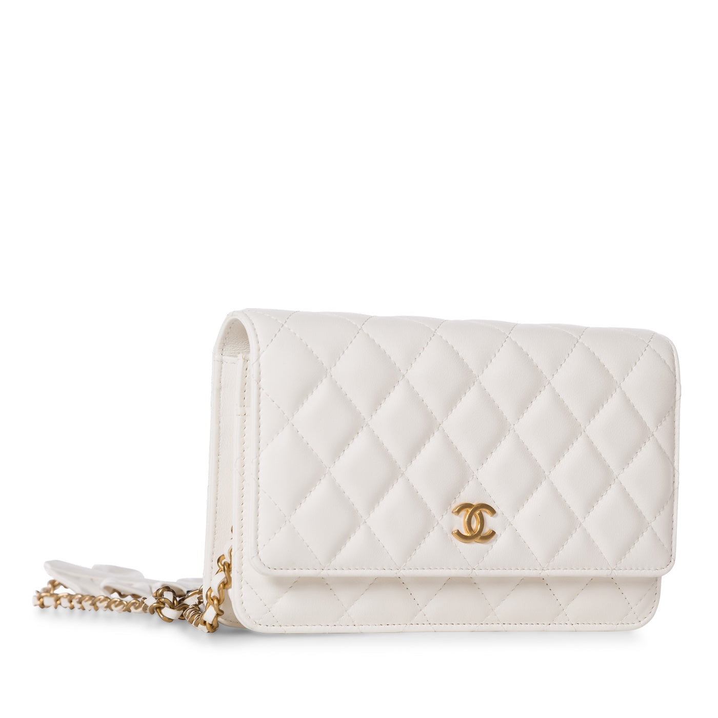 Chanel Fringed Wallet On Chain - Lambskin