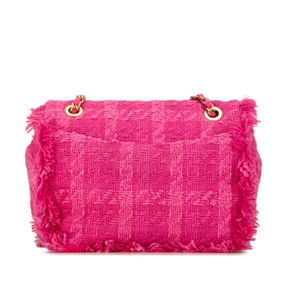 Chanel Gabrielle Tweed Pink Shoulder Bag