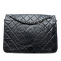 Chanel Xl Cc Glazed Quilted Calfskin Single Flap