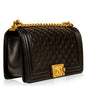 Chanel Boy Bag Caviar Black Shoulder Bag Style 6