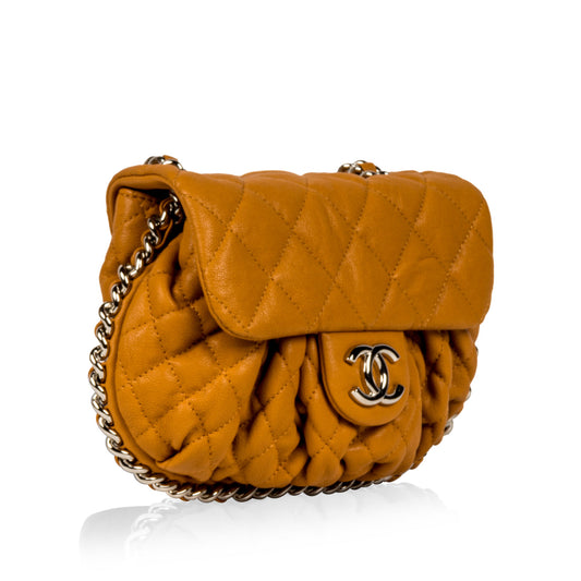 Chanel Chain Around Crossbody Bag - Mustard - Shw