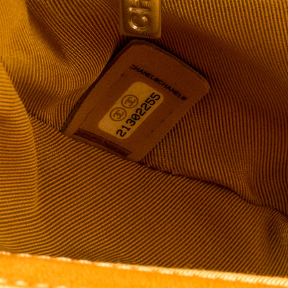 Chain Around Crossbody Bag - Mustard - SHW