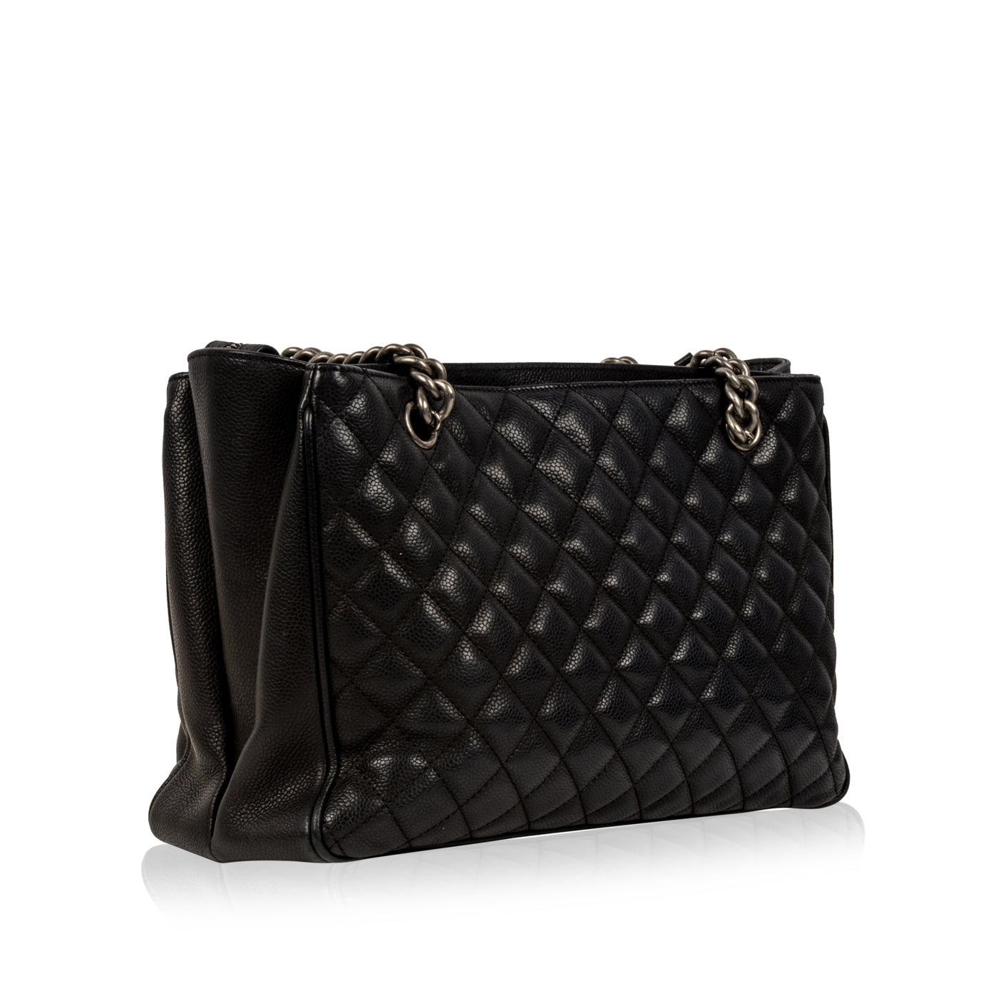 Chanel Shopping Tote Caviar Black Tote Bag