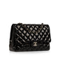 Chanel Classic Flap Lambskin Black Shoulder Bag Style 56