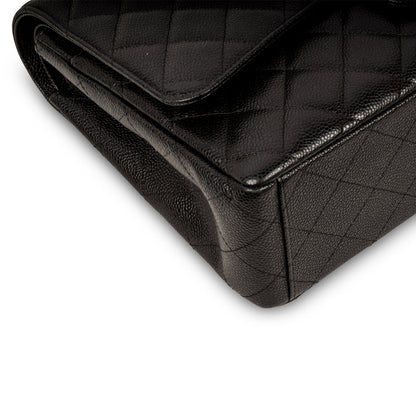 Chanel Classic Flap Caviar Black Shoulder Bag Style 54