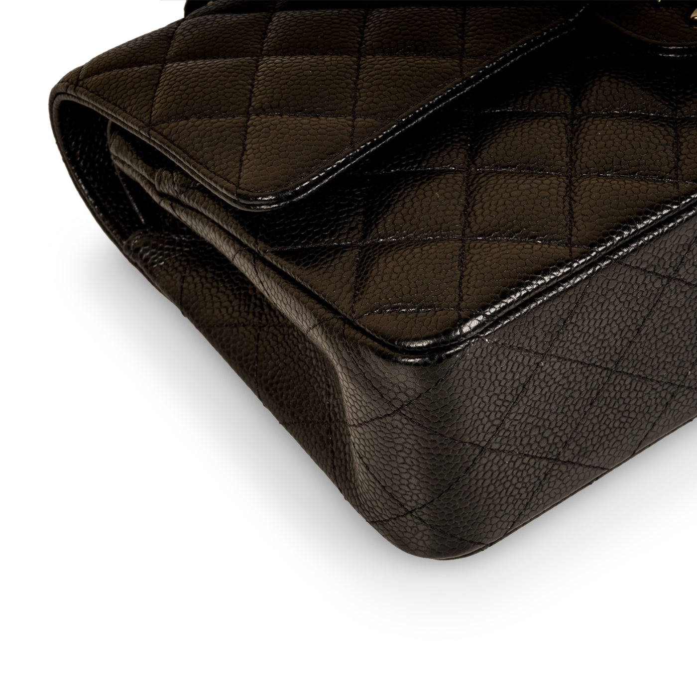 Chanel Classic Flap Caviar Black Shoulder Bag Style 90