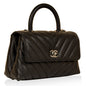 Chanel Coco Handle Caviar Black Shoulder Bag Style 7