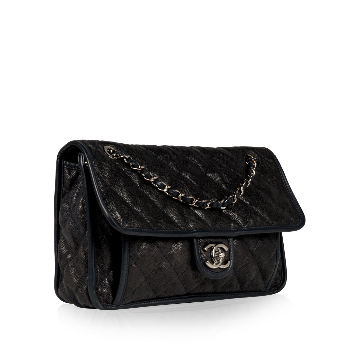 Chanel Timeless Caviar Black Handbag Caviar