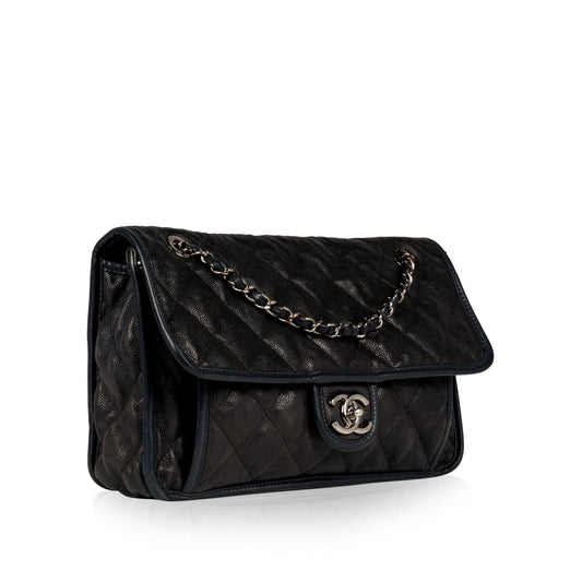 Chanel Timeless Caviar Black Handbag Caviar