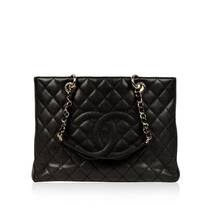 Chanel Timeless Caviar Black Tote Bag Style 38