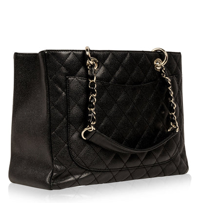 Chanel Timeless Caviar Black Tote Bag Style 37