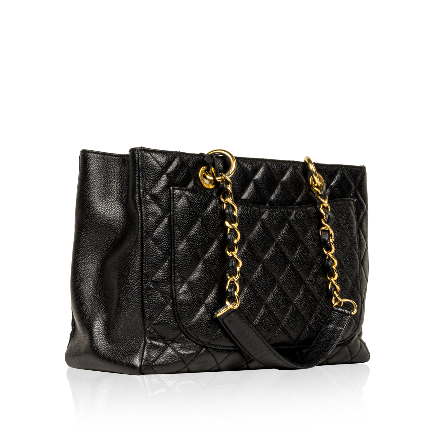 Chanel Timeless Caviar Black Tote Bag Style 9