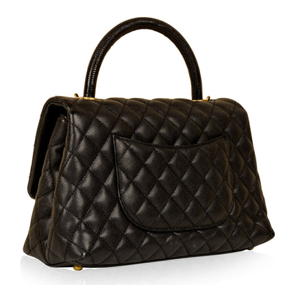 Chanel Coco Handle Flap Bag - Lizard Handle