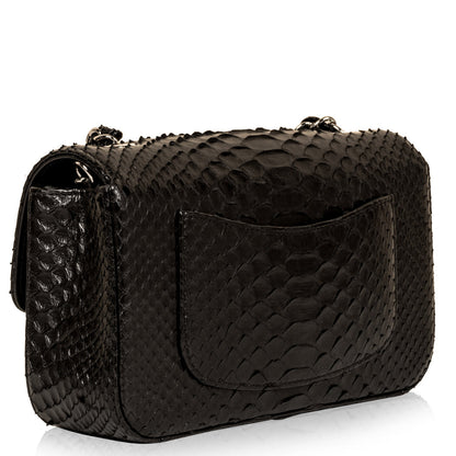 Chanel Classic Flap Leather Black Shoulder Bag Style 6