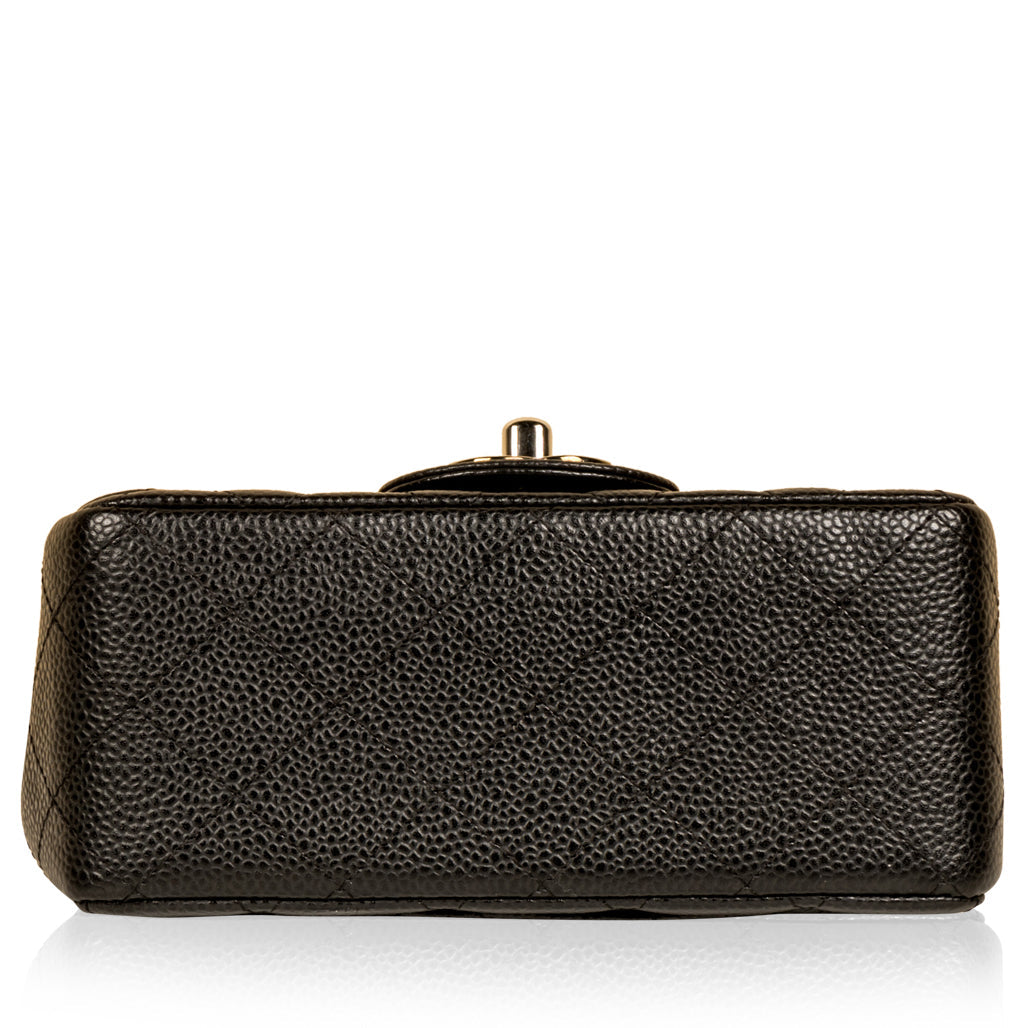 Chanel Classic Flap Caviar Black Shoulder Bag Style 112