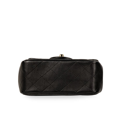 Chanel Classic Flap Lambskin Black Shoulder Bag Style 250