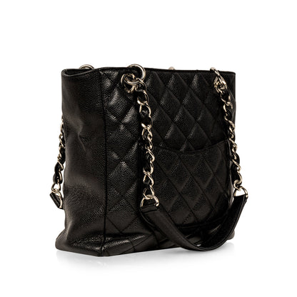Chanel Timeless Caviar Black Tote Bag Style 50
