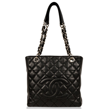 Chanel Timeless Caviar Black Tote Bag Style 49