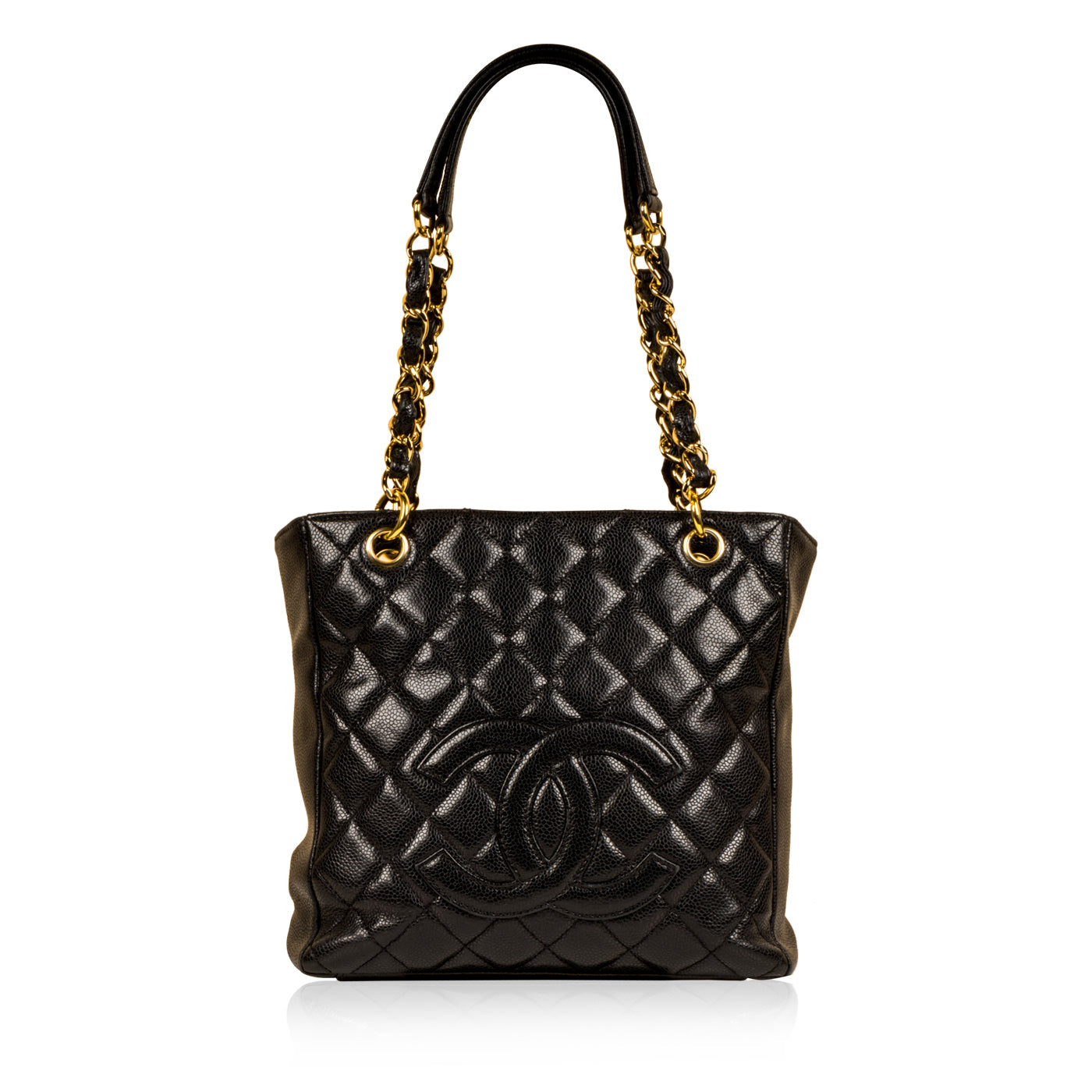 Chanel Timeless Caviar Black Tote Bag Style 48