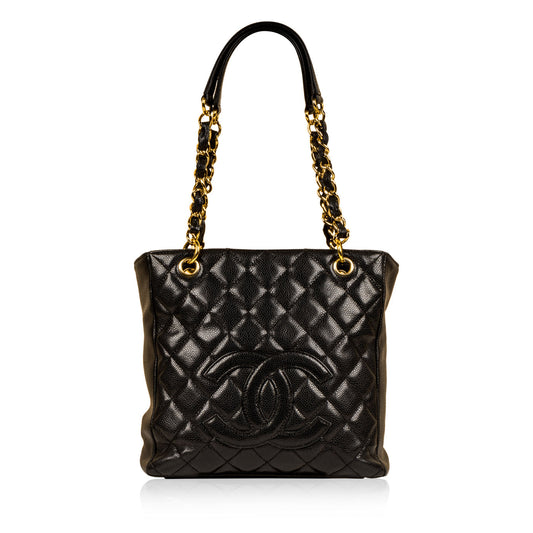 Chanel Timeless Caviar Black Tote Bag Style 48
