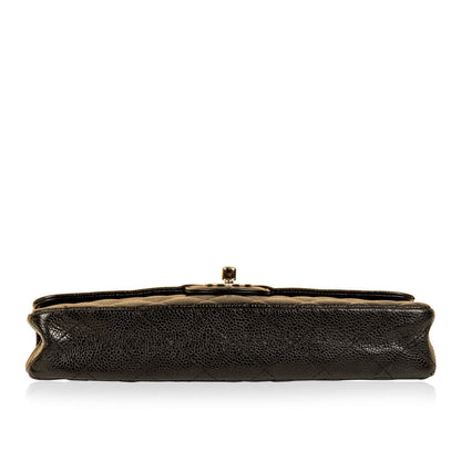 Chanel Classic Flap Caviar Black Shoulder Bag Style 137