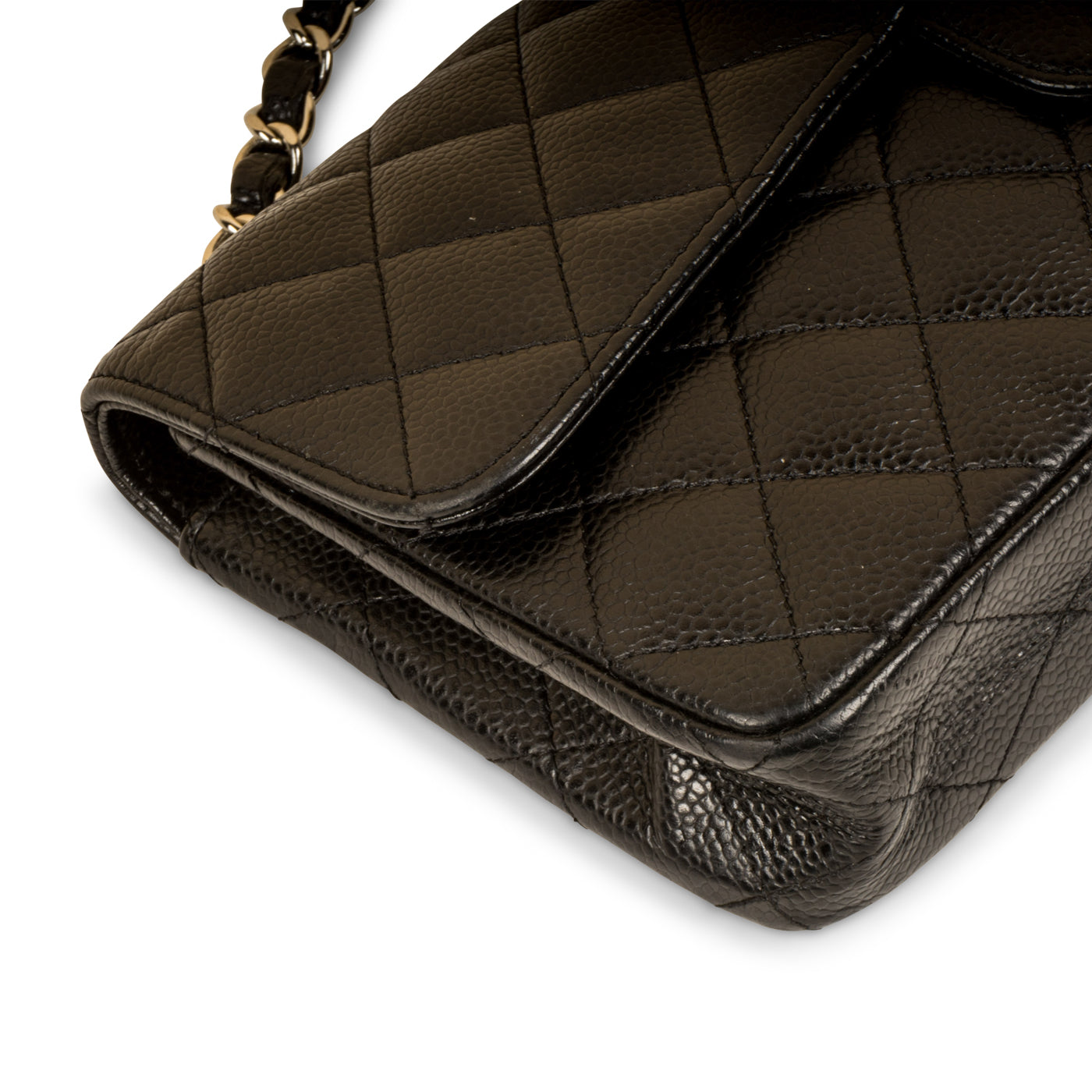 Chanel Classic Flap Caviar Black Shoulder Bag Style 137