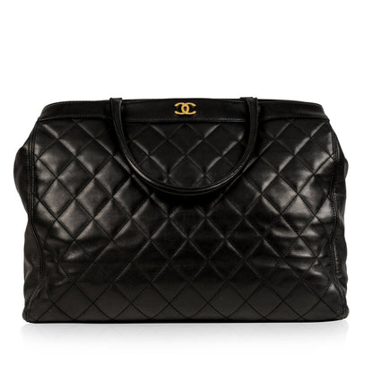 Chanel Timeless Lambskin Black Tote Bag Style 2