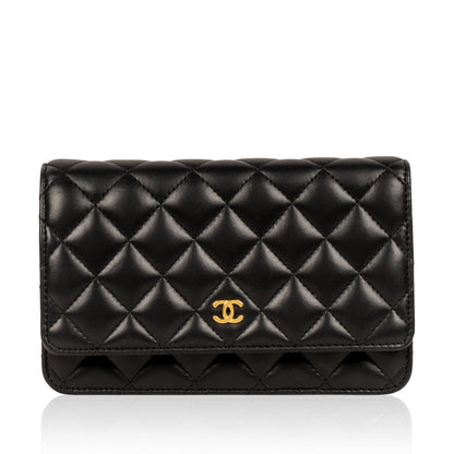 Chanel Classic Flap Lambskin Black Crossbody Style 4