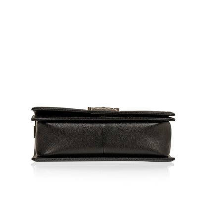 Chanel Boy Bag Caviar Black Shoulder Bag Style 14
