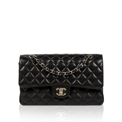 Chanel Classic Flap Caviar Black Shoulder Bag Style 97