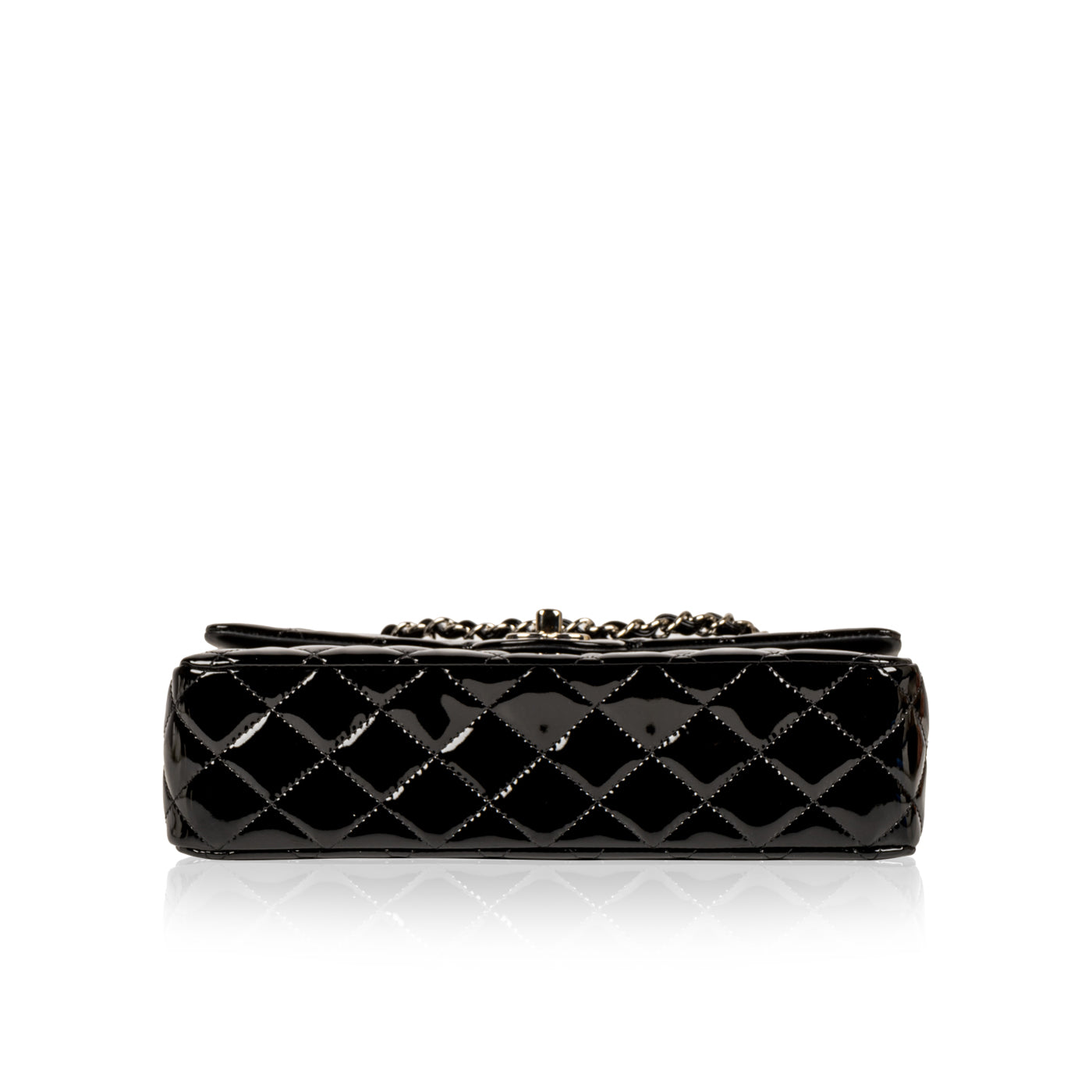 Chanel Classic Flap Patent Leather Black Shoulder Bag Style 6